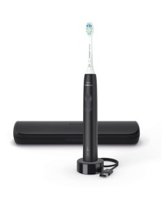 Электрическая зубная щетка Sonicare HX3673 14 насадки для щётки 1шт цвет черный Philips