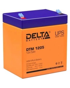 Аккумуляторная батарея для ИБП DTM 1205 12В 5Ач Дельта