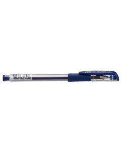 Ручка гелев E6600blue корп прозрачный d 0 5мм чернила син резин манжета резин манжета 12 шт кор Deli