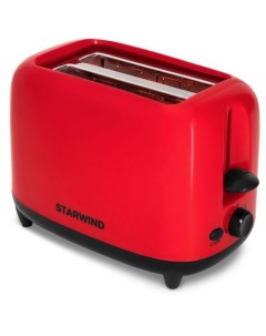 Тостер ST7003 красный черный Starwind
