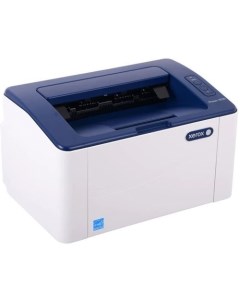 Принтер лазерный Phaser 3020v_bi черно белая печать A4 цвет белый Xerox