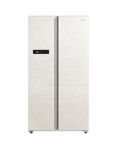 Холодильник двухкамерный MDRS791MIE33 Side by Side инверторный бежевый Midea