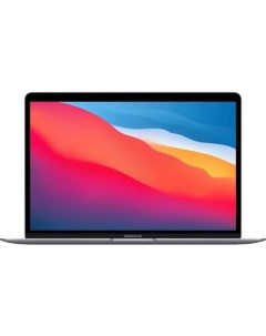 Ноутбук MacBook Air A2337 MGN63CH A 13 3 IPS M1 8 core 3 2ГГц 8 ядерный 8ГБ 256ГБ SSD Mac OS серый к Apple