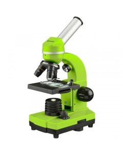 Микроскоп Junior Biolux SEL 40 1600x на 3 объектива зеленый Bresser