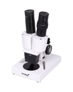 Микроскоп 2ST стереоскопический инструментальный 40x белый черный Levenhuk