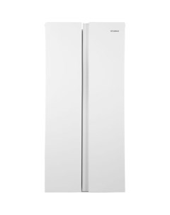 Холодильник двухкамерный CS5083FWT Side by Side инверторный белый Hyundai