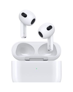Наушники AirPods 3 A2565 A2564 A2897 Bluetooth вкладыши белый Apple
