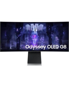 Монитор Odyssey OLED G8 S34BG850SI 34 серебристый Samsung