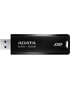 Внешний диск SSD SC610 500ГБ черный Adata