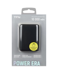 Внешний аккумулятор Power Bank Power Era 10 10000мAч черный Tfn