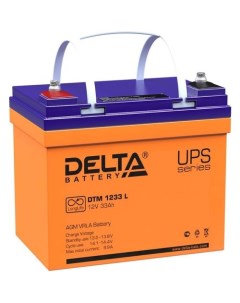 Аккумуляторная батарея для ИБП DTM 1233 L 12В 33Ач Дельта
