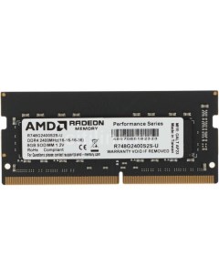 Оперативная память Radeon R7 Performance Series R748G2400S2S U DDR4 1x 8ГБ 2400МГц для ноутбуков SO  Amd