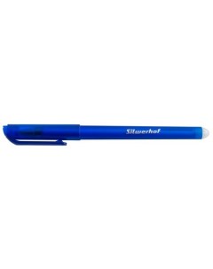 Ручка гелев Erase matt в компл ласт d 0 5мм чернила син кор сменный стержень линия 0 12 шт кор Silwerhof