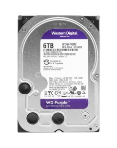 Жесткий диск Purple 64PURZ 6ТБ HDD SATA III 3 5 Wd