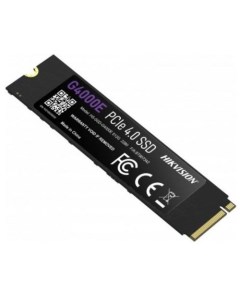 SSD накопитель G4000E HS SSD G4000E 1024G Hiksemi 1ТБ M 2 2280 PCIe 4 0 x4 NVMe M 2 Hikvision