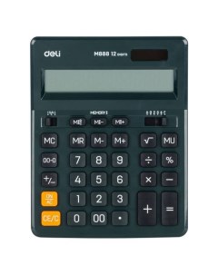 Калькулятор EM888F green 12 разрядный зеленый Deli