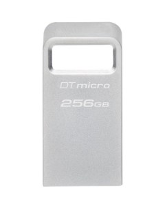 Флешка USB DataTraveler Micro 256ГБ USB3 0 серебристый Kingston