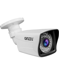 Камера видеонаблюдения аналоговая HAB 2036P 3 6 мм белый Ginzzu