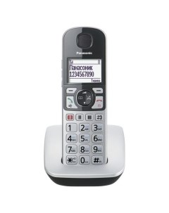 Радиотелефон KX TGE510RUS серебристый Panasonic