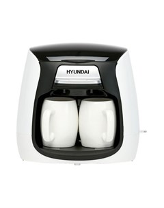 Кофеварка HYD 0204 капельная белый Hyundai