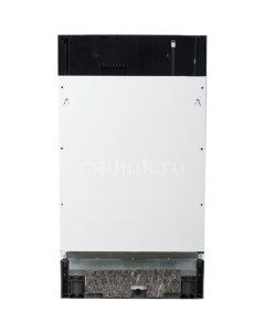 Встраиваемая посудомоечная машина DWB 4413B3 узкая ширина 45см полновстраиваемая загрузка 10 комплек Scandilux