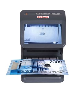Детектор банкнот Mini Combo просмотровый мультивалюта Docash