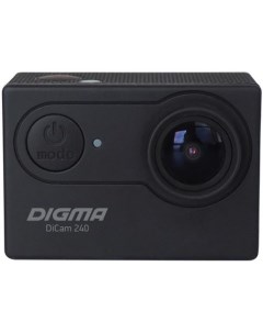 Экшн камера DiCam 240 1080p WiFi черный Digma