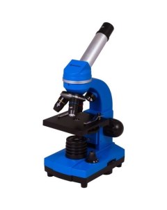 Микроскоп Junior Biolux SEL световой оптический биологический 40 1600x на 3 объектива синий Bresser