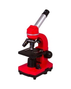 Микроскоп Junior Biolux SEL световой оптический биологический 40 1600x на 3 объектива красный Bresser