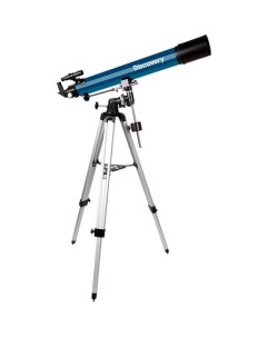 Телескоп Spark 809 EQ рефрактор d80 fl900мм 160x синий черный Discovery