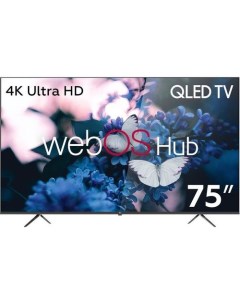 75 Телевизор 75FSU02B QLED 4K Ultra HD черный СМАРТ ТВ WebOS Bq