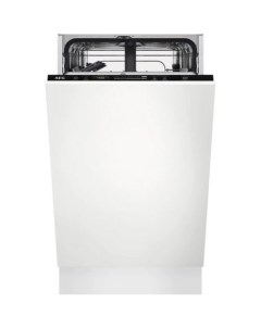 Встраиваемая посудомоечная машина FSE62417P узкая ширина 44 5см полновстраиваемая загрузка 9 комплек Aeg