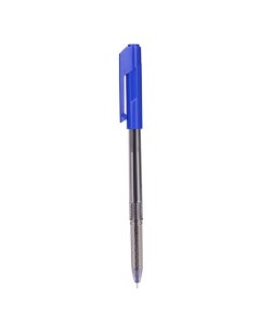 Ручка шариков EQ01030 корп прозрачный d 0 7мм чернила син уп пласт сменный стержень синий 50 шт кор Deli