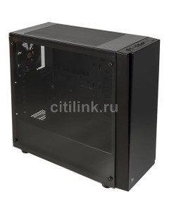 Корпус ATX Versa J21 TG Midi Tower без БП черный Thermaltake