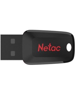 Флешка USB U197 16ГБ USB2 0 черный и красный Netac
