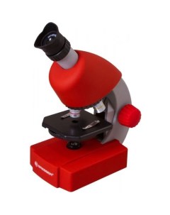 Микроскоп Junior 70122 40 640x на 3 объектива красный Bresser