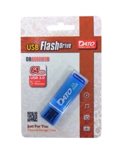 Флешка USB DB8002U3 64ГБ USB3 0 синий Dato