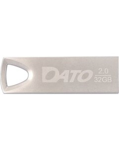 Флешка USB DS7016 32ГБ USB2 0 серебристый Dato