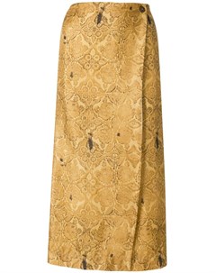 A n g e l o vintage cult юбка с цветочным принтом нейтральные цвета A.n.g.e.l.o. vintage cult