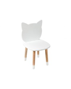 Детский стул Кошка 55 32 Белый 29 Первый мебельный