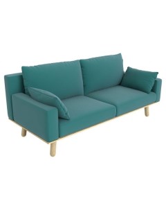Прямой диван Колин 85 90 см Без пружин Мягкие Зеленый 195 Ширина 200 см Первый мебельный