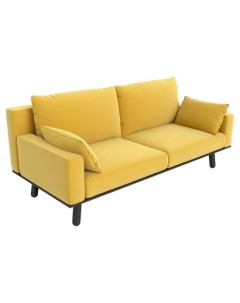 Прямой диван Колин 85 90 см Без пружин Мягкие Желтый 195 Ширина 200 см Первый мебельный