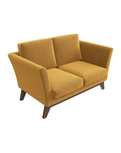 Прямой диван Дублин Мини 94 90 см Пружинный блок Жесткие Желтый 149 Малогабаритные Первый мебельный