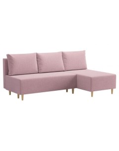 Угловой диван Нильс 86 130 см Без пружин Полутороспальные Диван кровать Розовый 205 Малогабаритные Salotti