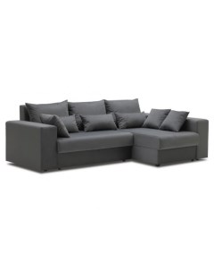 Угловой диван кровать Каприо правый 140 200 Ультра графит серый НМо 4006768 Орматек