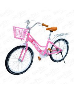 Велосипед комфорт G20 с корзиной розовый Champ pro