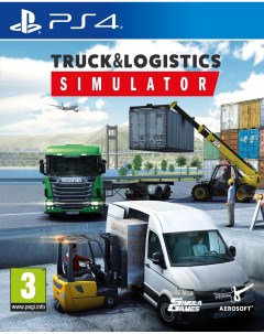 Игра Truck and Logistics Simulator PlayStation 4 полностью на иностранном языке Aerosoft
