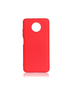 Чехол матово силиконовый soft touch для Redmi Note 9T красный Df