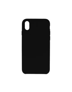 Чехол силиконовый для iPhone X XS черный Nobrand