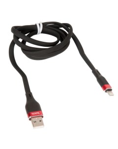 Кабель USB U72 Forest Silicone для Lightning 2 4 A длина 1 2 м черный Hoco